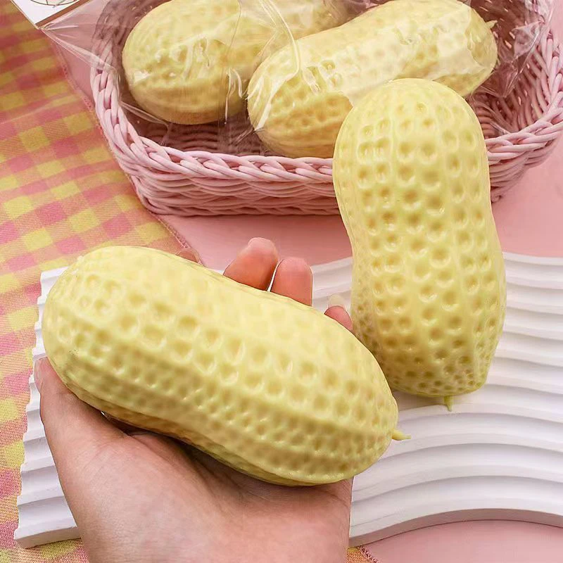 Simulated Peanut Slow Rebound Projectile Ball Decompression Toy Cute Stress Relieving Girl Kids Antistress Birthday Gift