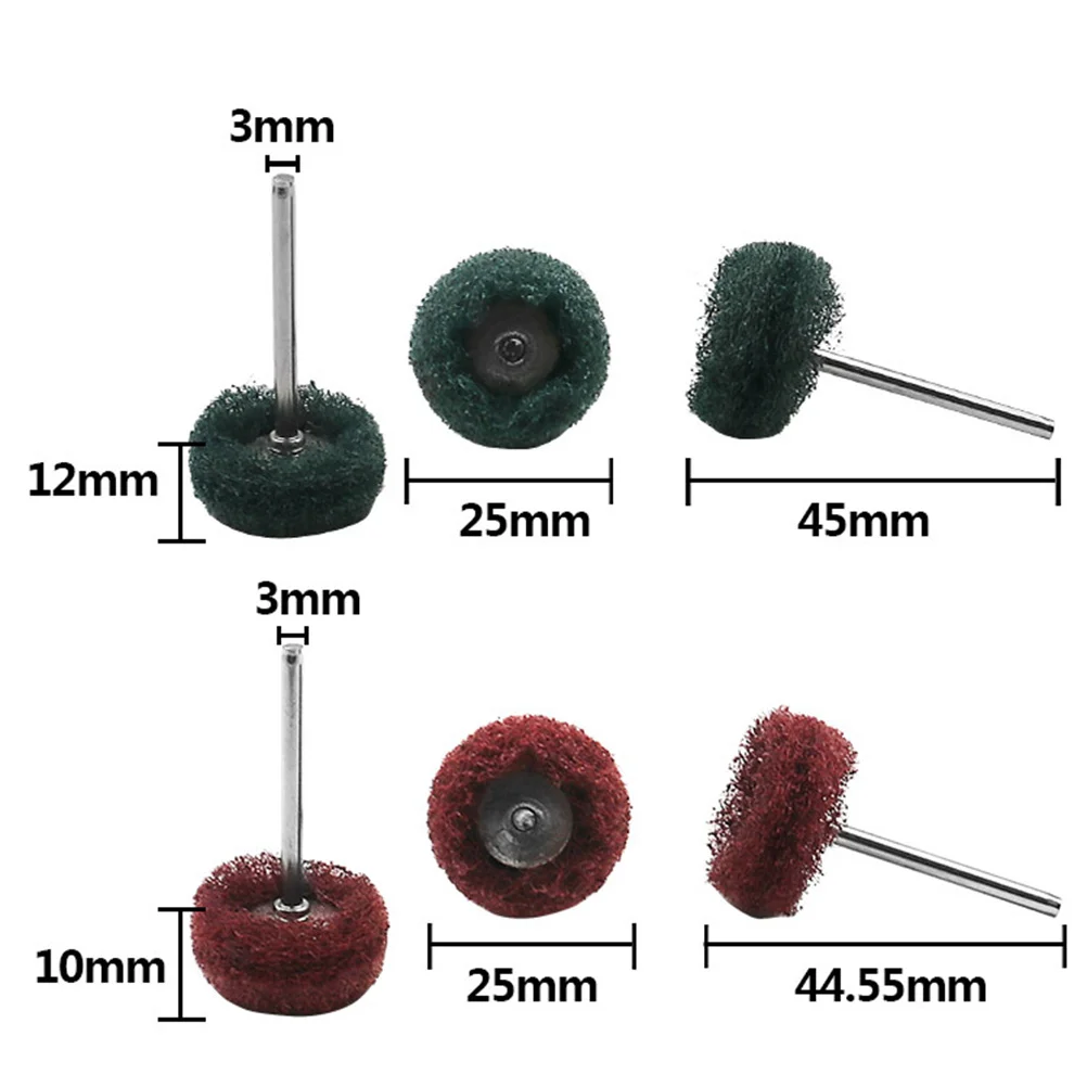 

80Pcs Abrasive Polishing Wheels Sponge-Like Rotary Tool Kit for Metal Surface Cleaning Derusting Rust Removing Polishing with