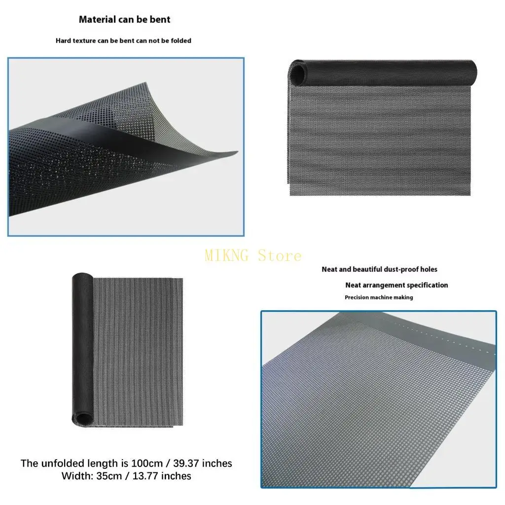 

ПК Пылезащитный фильтр Сетка 100 см Пластиковая пылезащитная крышка ПВХ Корпус компьютера Вентиляторный фильтр Моющийся многоразовый пылезащитный вентилятор Гриль-сетка лучшая распродажа