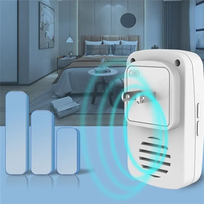 KYCOR-Wireless Door Bell 300M Remote Control Door Bell Home Welcome My Melody Ring Doorbell Chime Kit EU Plug