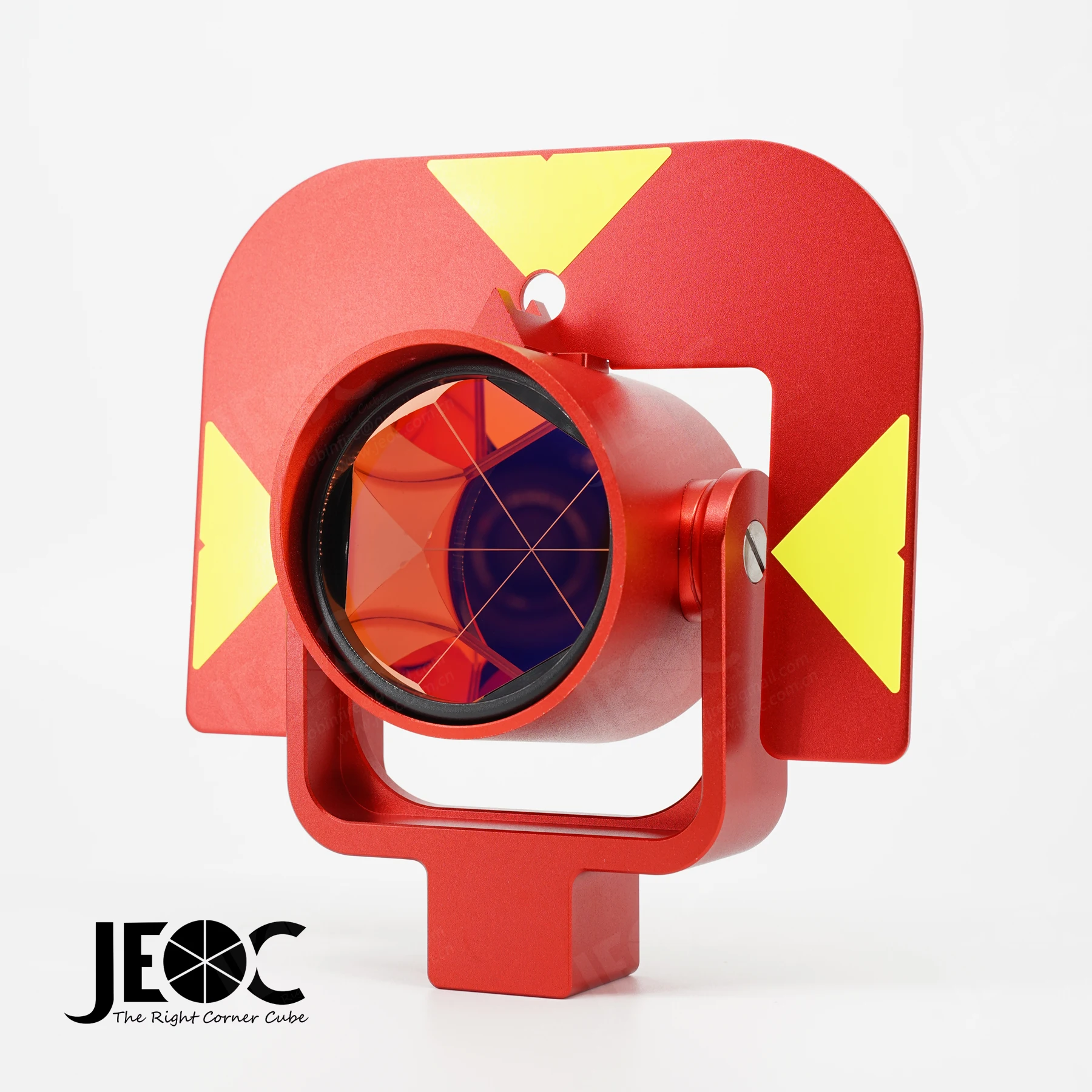 

JEOC Red GPR121 Accurate Reflective Prism, Surveying Reflector for Leica Total Station