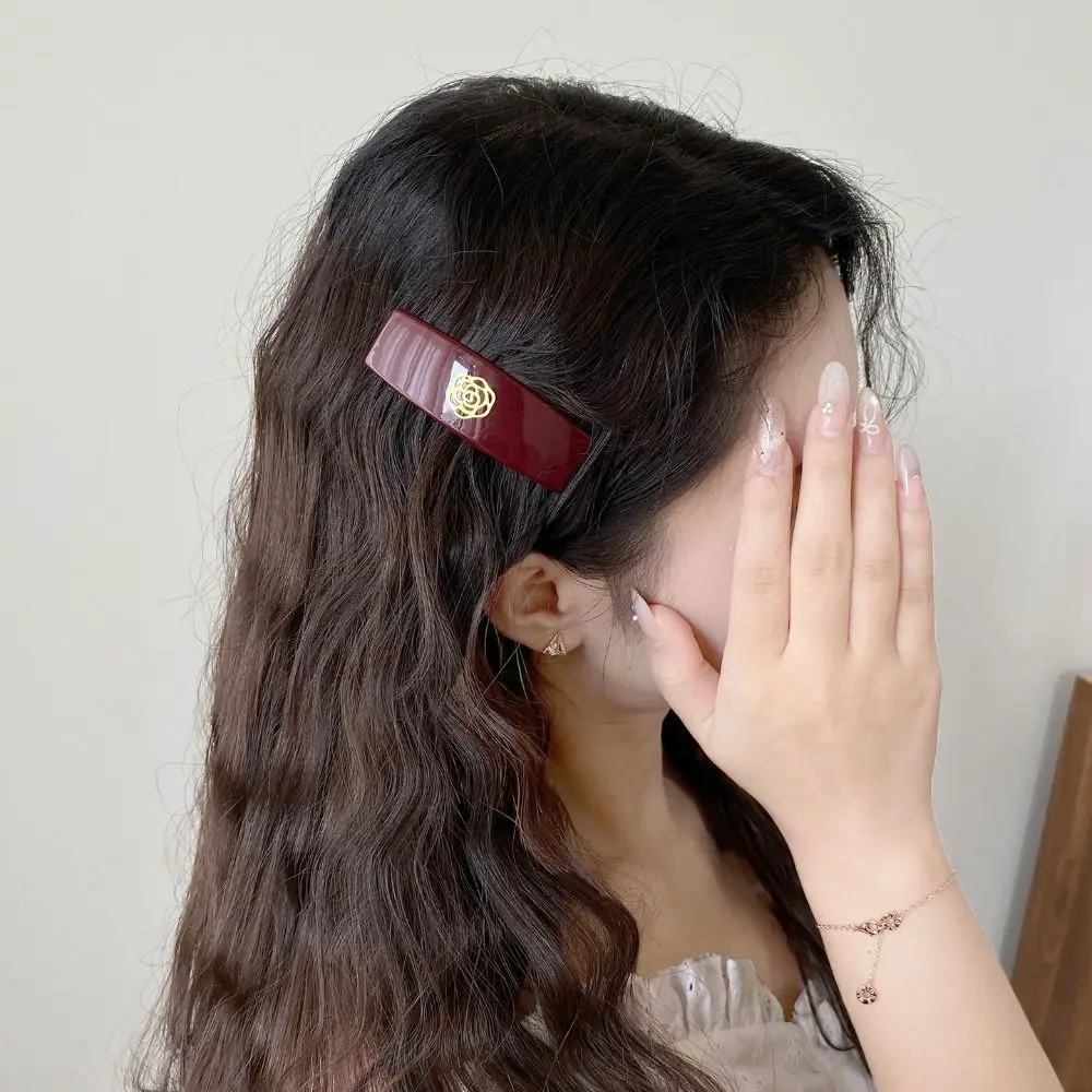 

Teeth Hair Comb Hairpin Fixed Combs Barrettes Flower Side Clip Styling Tool Korean Style Headwear Camellia Hair Clip