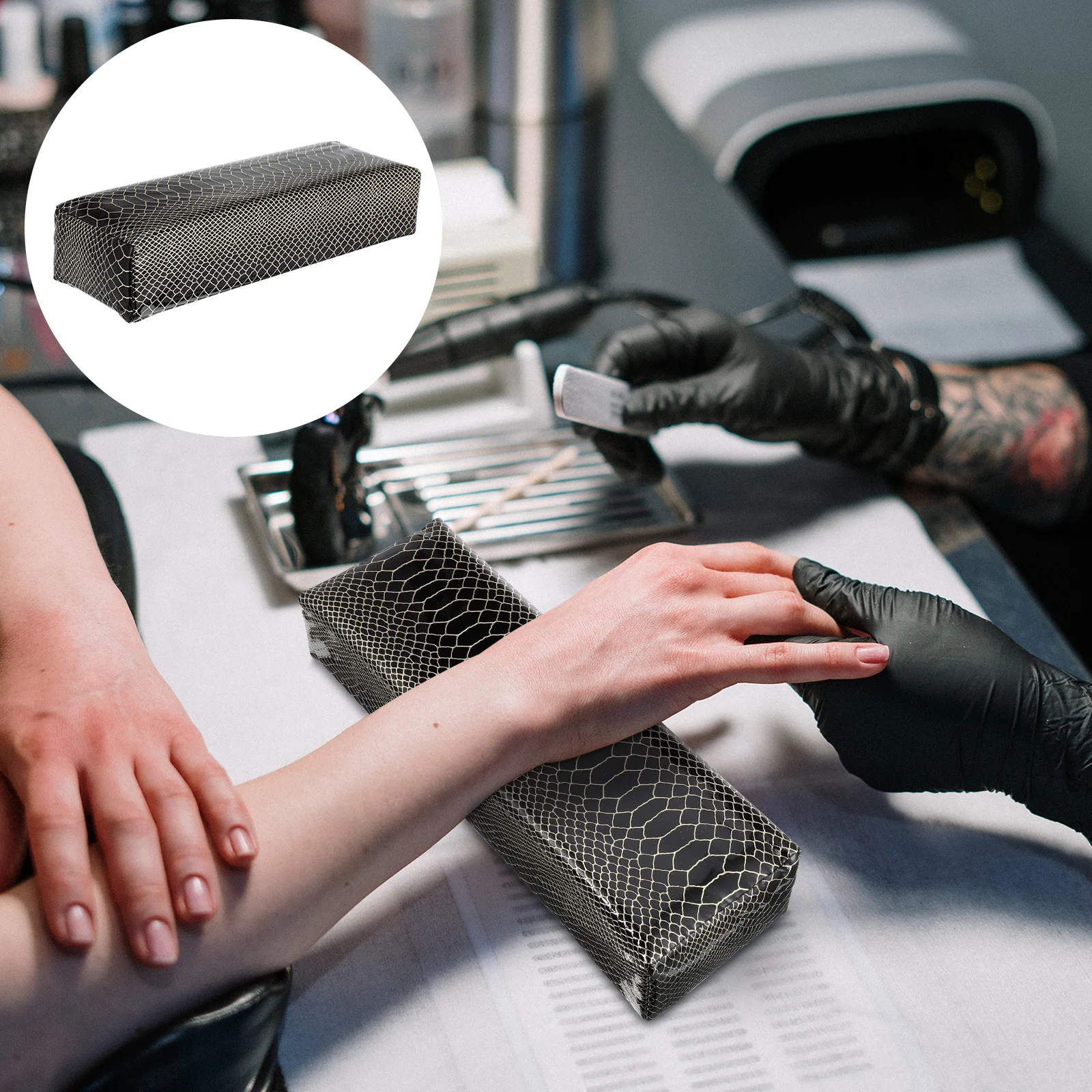 

1Pcs Manicure Hand Pillow Waterproof Cushion Comfortable Soft Support Wrist Rest Nail Art Tool for Nail Care Manicure