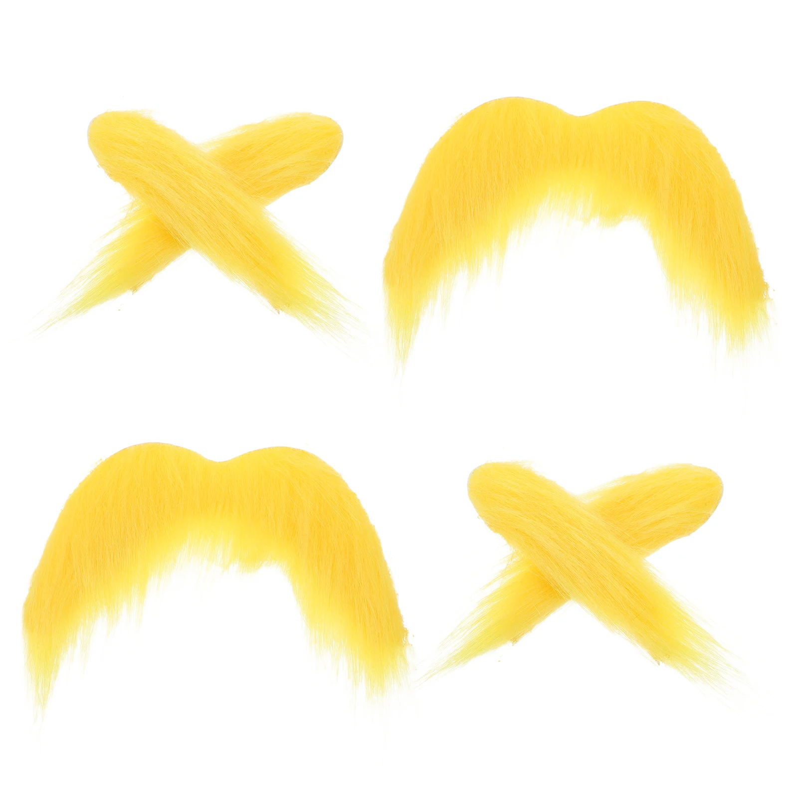 

2 set Realistic Fake Mustache Eyebrows Set Synthetic Fiber Facial Hair Costume For Cosplay Halloween Party Photo Booth Props