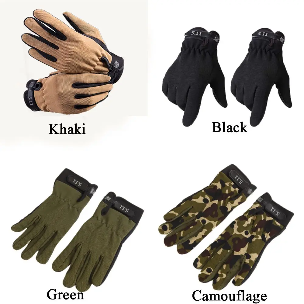 Long Finger Gloves Outdoor Gloves Men\'s Thin Driving Tactical Fitness Sports Long Finger Gloves