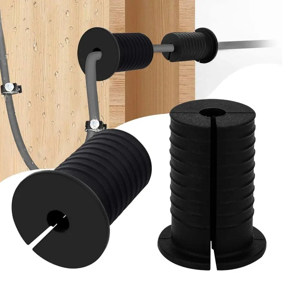 

4 шт. силиконовые настенные втулки, нескользящие настенные втулки для кабеля Ethernet, резьбовые кабельные втулки для Starlink