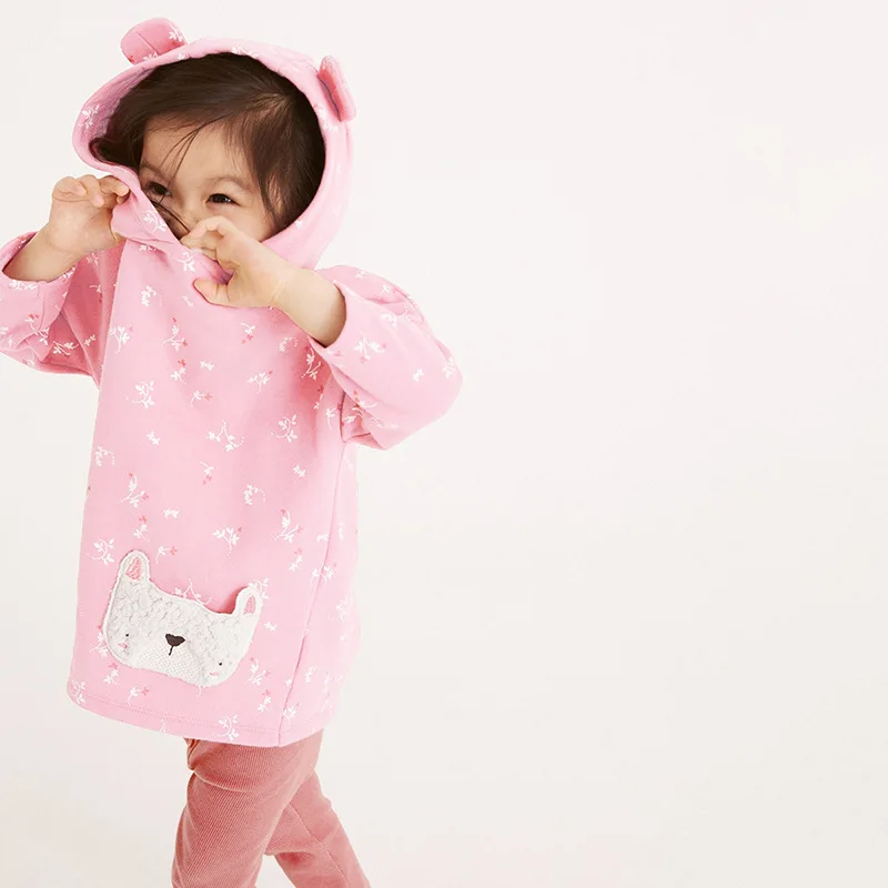 

Autumn New Girls' Sweatshirt Long Sleeve Cotton Children's Set Long Pants Solid Color Pants Set
