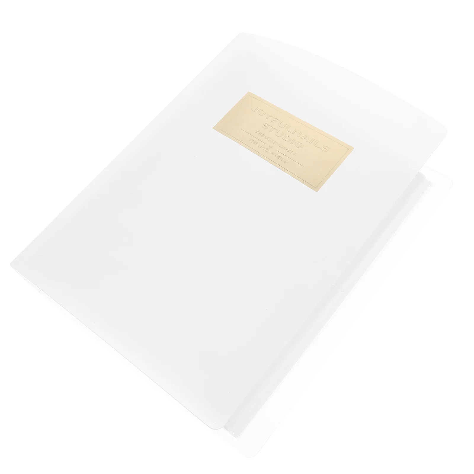 Álbum de colección de pegatinas para uñas, cubierta acrílica de gran capacidad, libro de almacenamiento de pegatinas para manicura, organizador de soporte de exhibición de calcomanías para uñas