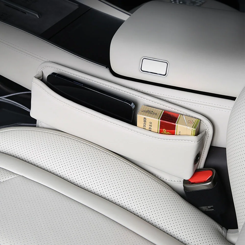 

Large Capacity Leather Storage Box For Denza N9 Special Seat Gap Storage Box Interior Modification Accessories Easy Installation