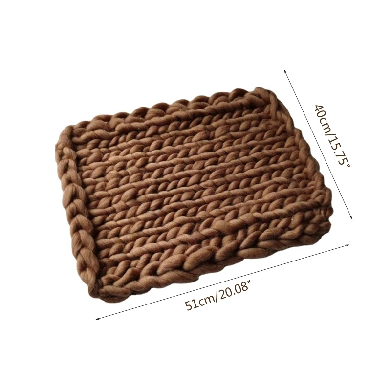 

Реквизит для фотосессии новорожденных, одеяло, реквизит для детской фотосессии, корзина с наполнителями, ковер ручной вязки, для