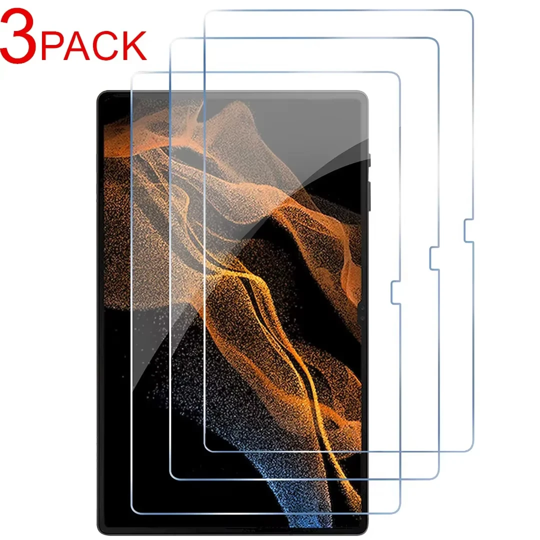 

3PCS Tempered Glass For Samsung Galaxy Tab S6 Lite A9 Plus S8 S9 Plus Ultra S7 Fe S9 Fe 12.4 A8 S10 S11 Film Screen Protectors
