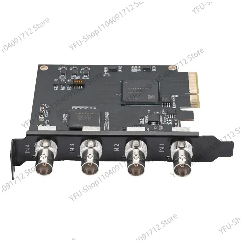 4 channel SDI video Recorder  PCIe Capture Card PCI-e x4 Interface Multi-Channel Live Streaming