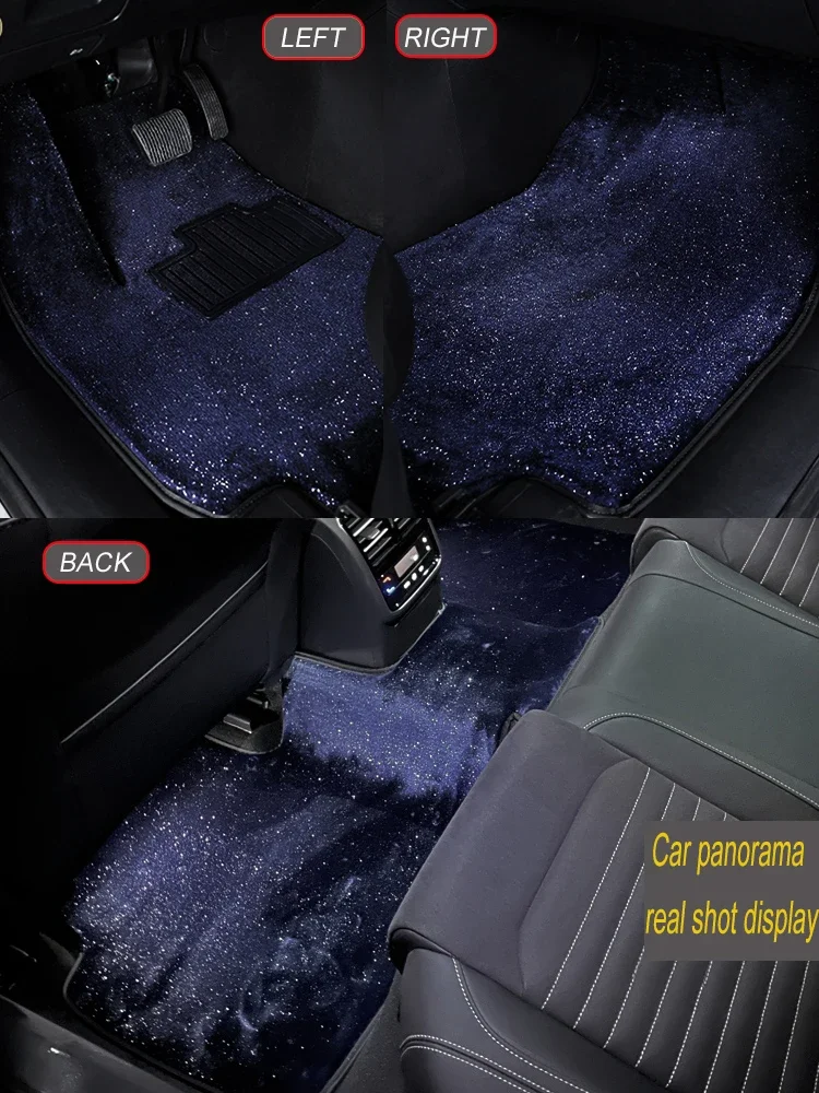 Durable Protector Dustproof Carpet Floor Mats 5 Pieces Lambwool Mats for