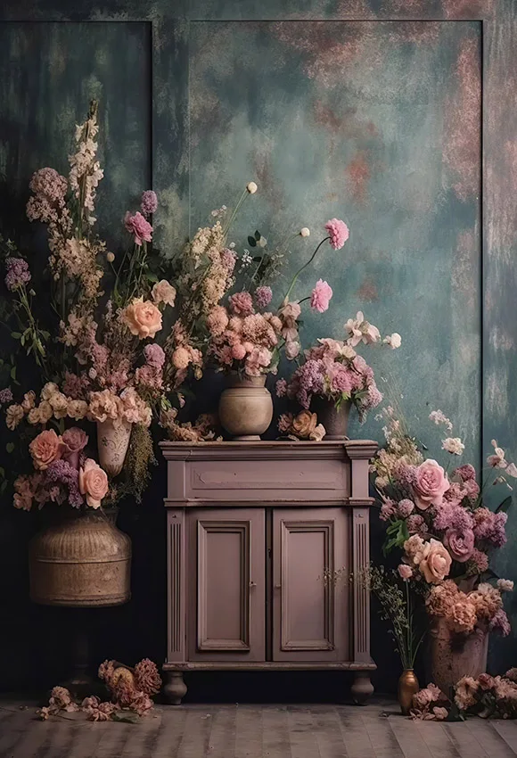 Mehofond خلفية التصوير الفوتوغرافي ، الرجعية الجدار الأوروبي ، زهرة الوردي ، عيد ميلاد الزفاف ، الأمومة صورة ديكور ، خلفية للصور استوديو