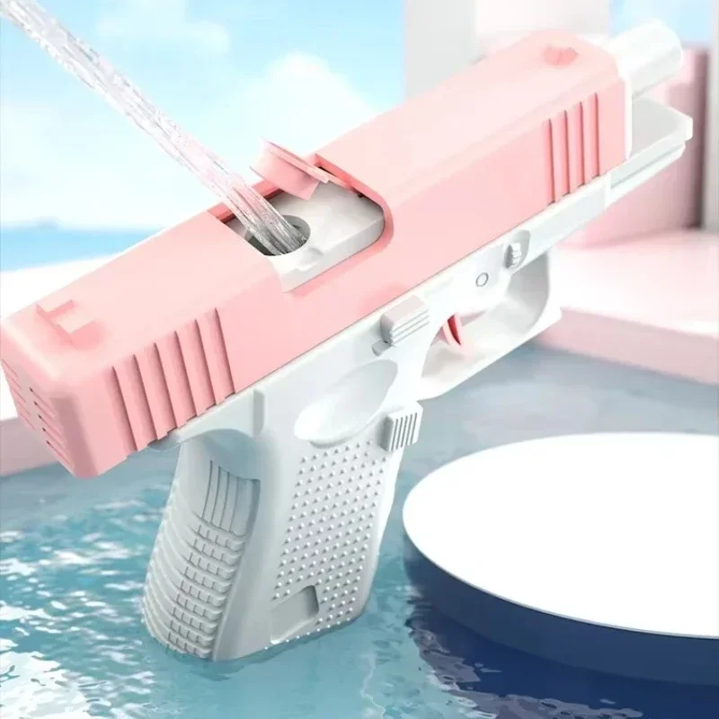 Super Soaker Wasserpistole – Hochdruck-Automatik-Wasserblaster, wiederaufladbares Spritzspielzeug für Sommerspiele im Freien