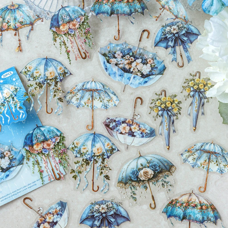 

Mr. Paper Sticker Wrapped Umbrella Concerto Series Kids Gift stationery supplies scrapbooking stickers journal accessories