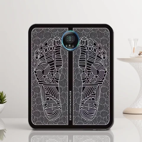 Coussin de Massage électrique des pieds, masseur musculaire, entraîneur de Relaxation pour Massage, Fitness, Sport de plein air, maison, famille, relaxation