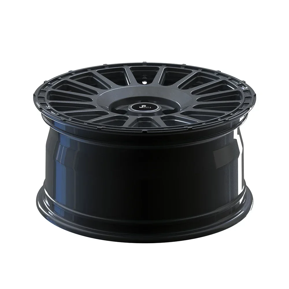 JPwheels Rodas de design côncavo preto Liga de alumínio monobloco personalizada forjada Jantes de carro de 18 polegadas # JM1107