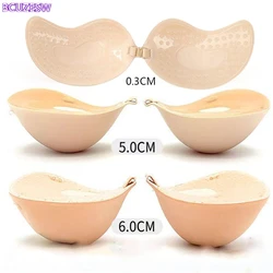 5CM/6CM Thickened Chest Sticker Invisible Silicone Bra for Woman Silicon Push Up Silicon Bra Waterproof Nipple Tape Stickers