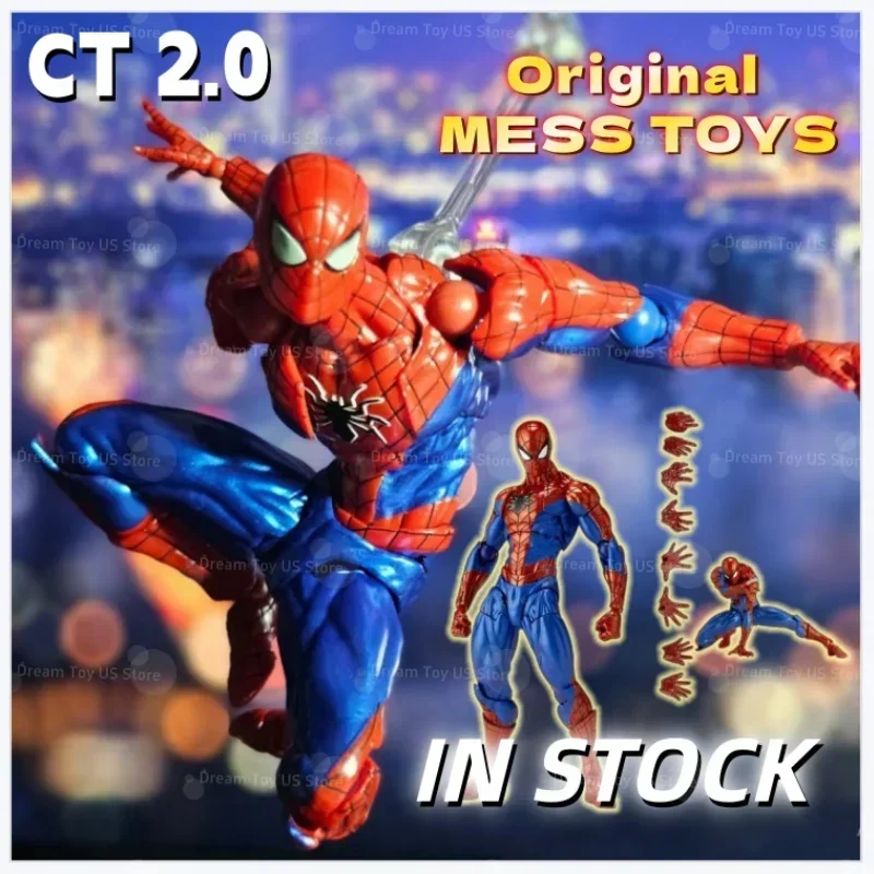 

（IN STOCK) Ct Toys Spiderman 2.0 Figure Amazing Yamaguchi Spider-Man Agent Venom Mafex Anime Action Figure Customized Gifts Toys