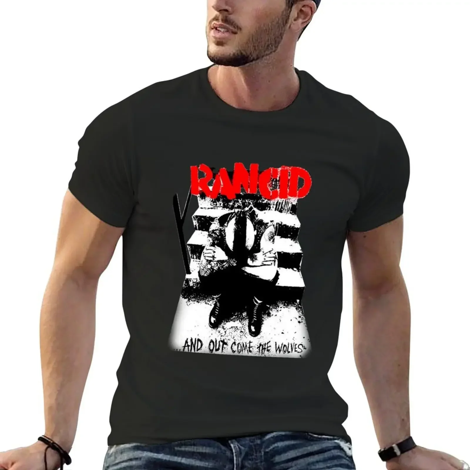 rancid the best design T-Shirt summer clothes plain t shirt men 100℅ cotton