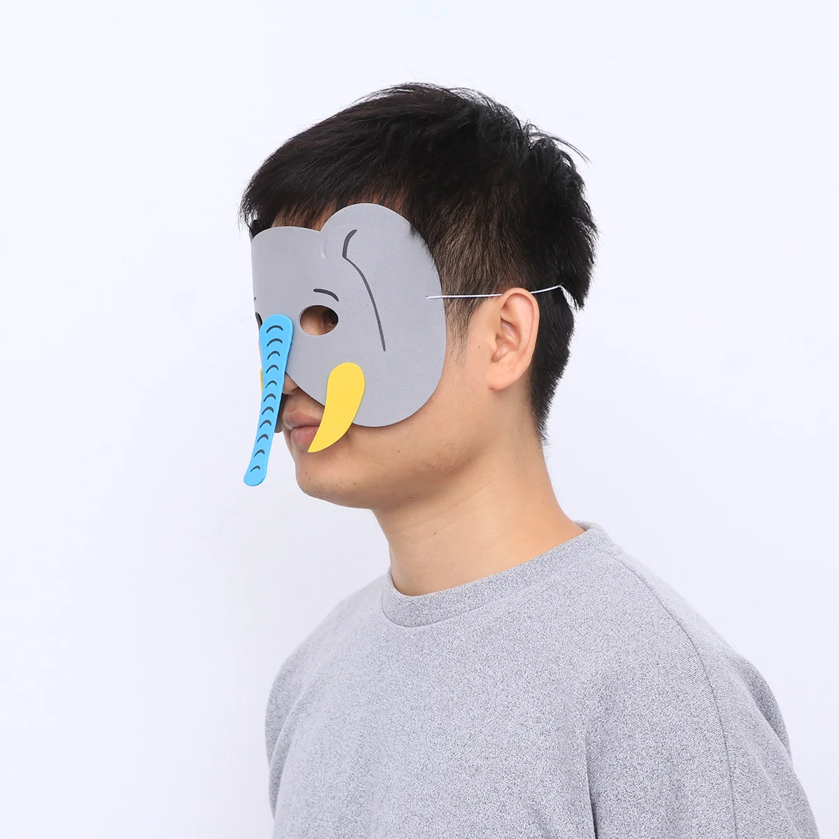 

5 Pcs Animal Mask Face Kids Carnival Inflatable Party Costume Masquerade Ball Masks Child