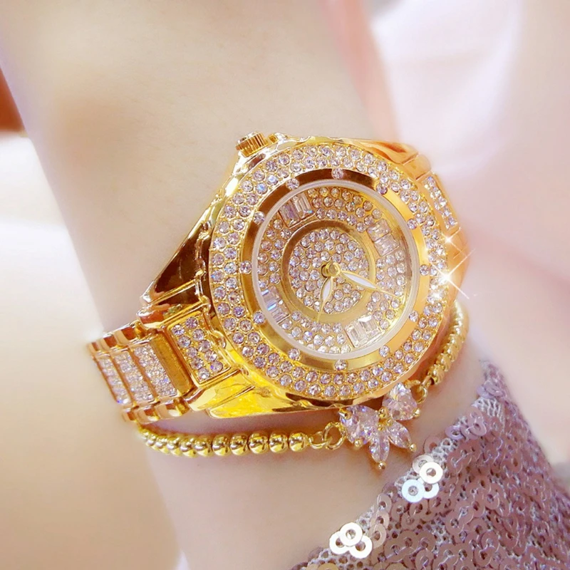 

Роскошные женские наручные часы-браслет со стразами и бриллиантами, элегантные женские часы из нержавеющей стали, повседневное платье, женские наручные часы