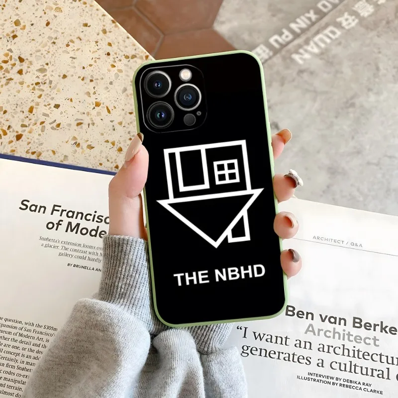 The Neighbourhood NBHD Phone Case Candy Color For IPhone 14 12 13 11 Pro Max Mini X XR XS Max 7 8 Plus Soft Silicon Cover