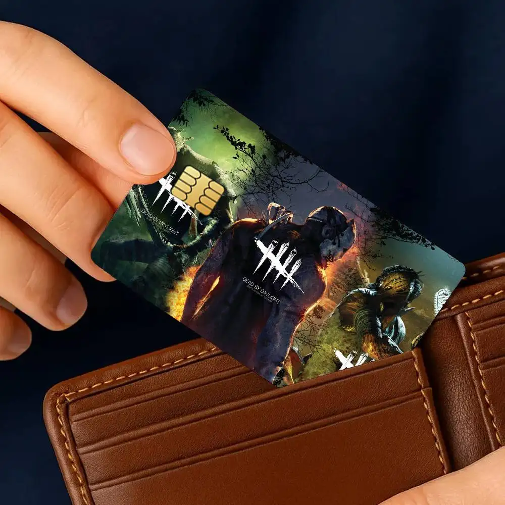 Game D-Dead by D-Daylight-S Credit Card Stickers Skin for Bank Debit Decorative Protection 4PCS Anti-scratch Waterproof