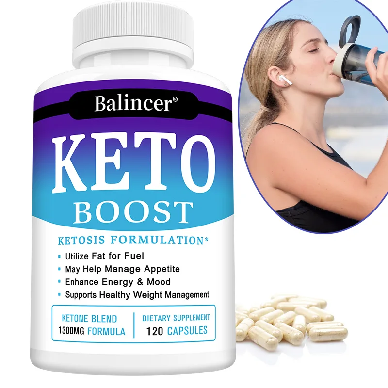 Weight Loss Organic Keto Detox Capsules Flat Belly Deep Cleansing Provides Energy Fat Burning Appetite Suppressant Supplements view 2
