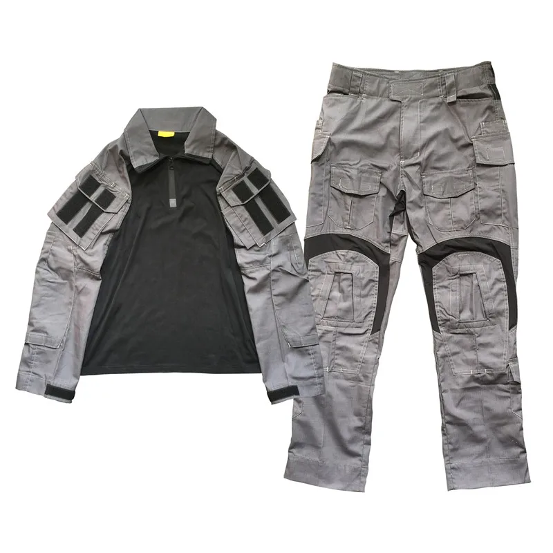 g3-ctsfo-urban-grey-tactical-frog-suit-shirts-and-pants-black-grey-ripstop-commuting-outdoor-uniform-with-multi-pockets