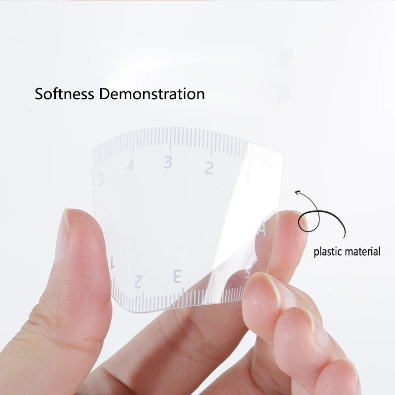 Plantilla de cejas transparente reutilizable para dar forma precisa, kit de herramientas de maquillaje de cejas