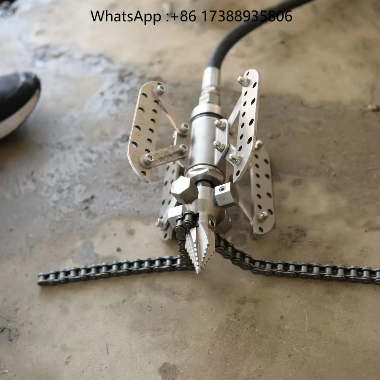Amjet High Pressure Cleaning Equipment Accessories Sewer Sprayer Chain Nozzle Powerful Destructive Power