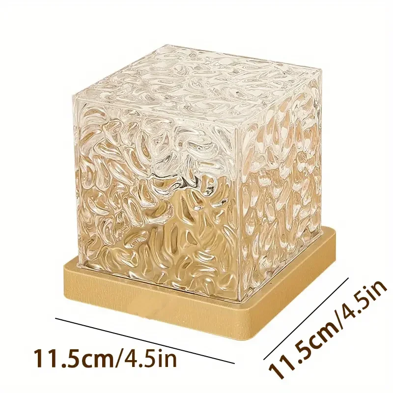 المحيط موجة RGB أورورا مصباح مكعب مع جهاز التحكم عن بعد 16 لون تغيير كشاف ضوئي المياه لغرفة النوم غرفة المعيشة جدار ديكور