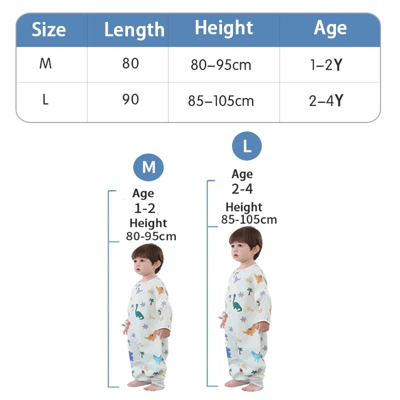 Baby Autumn Musline Long Sleeves Sleeping Bags Infant Wearable Blanket Soft Vest Cotton Sleep Sack Pajama Sleepwear for Toddler