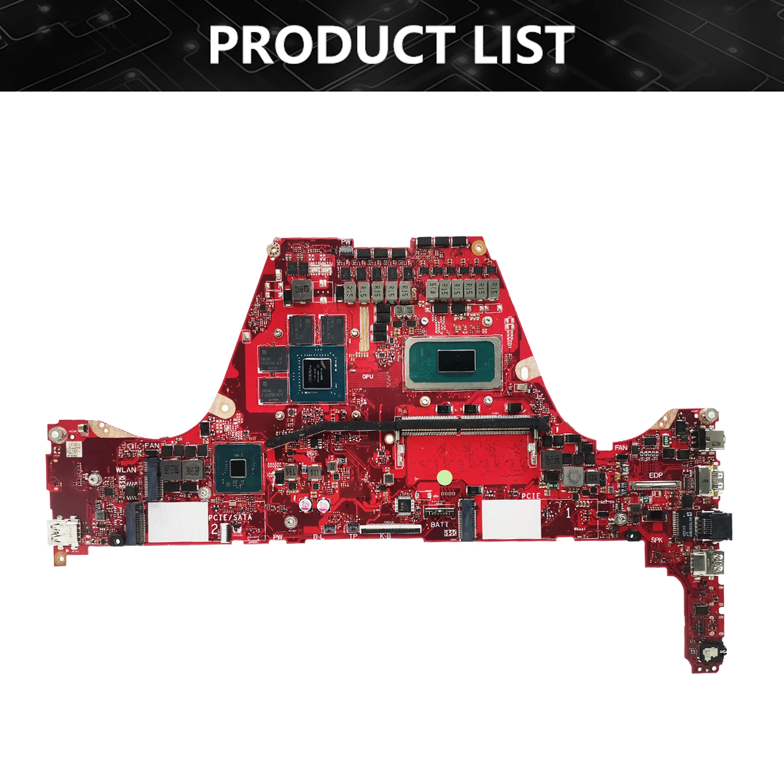 GU603HE Mainboard For Asus ROG Zephyrus M16 GU603HE GU603H Laptop Motherboard With i7-11800H i9-11900H RTX3050Ti V4G 8GB