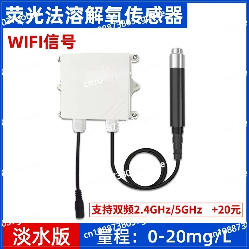 Fluorescence Dissolved Oxygen Sensor with RS485 Signal Automatic Temperature Compensation for Online Digital Water Turbidity Det