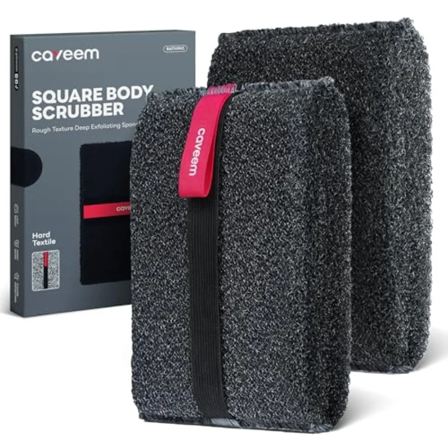 

Exfoliating Body Scrubber, Rough Body Exfoliator for Effective Exfoliating, Dead Skin Remover, Body Exfoliating Sponge, Bath an