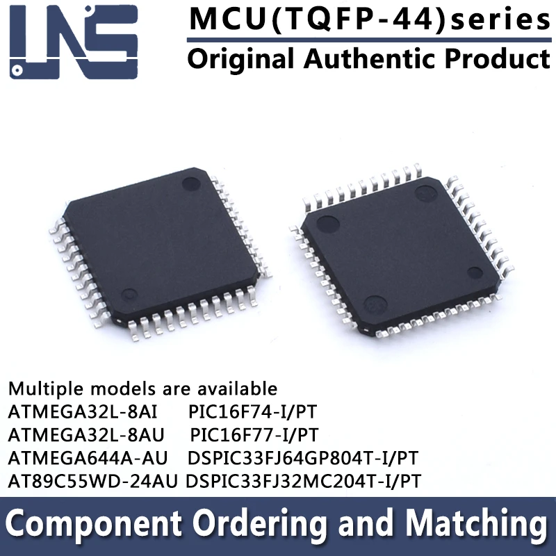 ATMEGA32L-8AI ATMEGA32L-8AU ATMEGA644A-AU PIC16F74-I/PT PIC16F77-I/PT DSPIC33FJ32MC204T-I/PT DSPIC33FJ64GP804T-I/PT TQFP-44 MCU