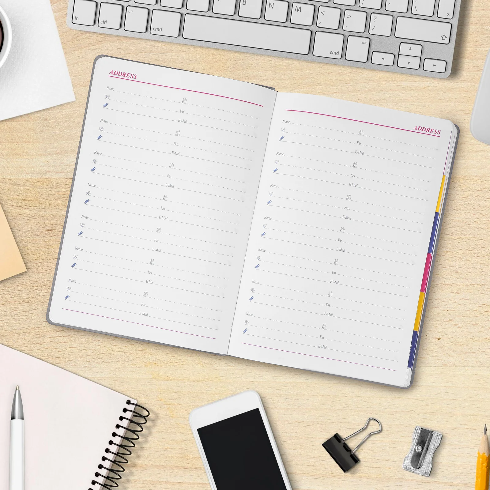 مخطط 2026: منظم جدول الأعمال التقويمي، مجلة أسبوعية، متتبع عادة المكتب المنزلي اليومي #4