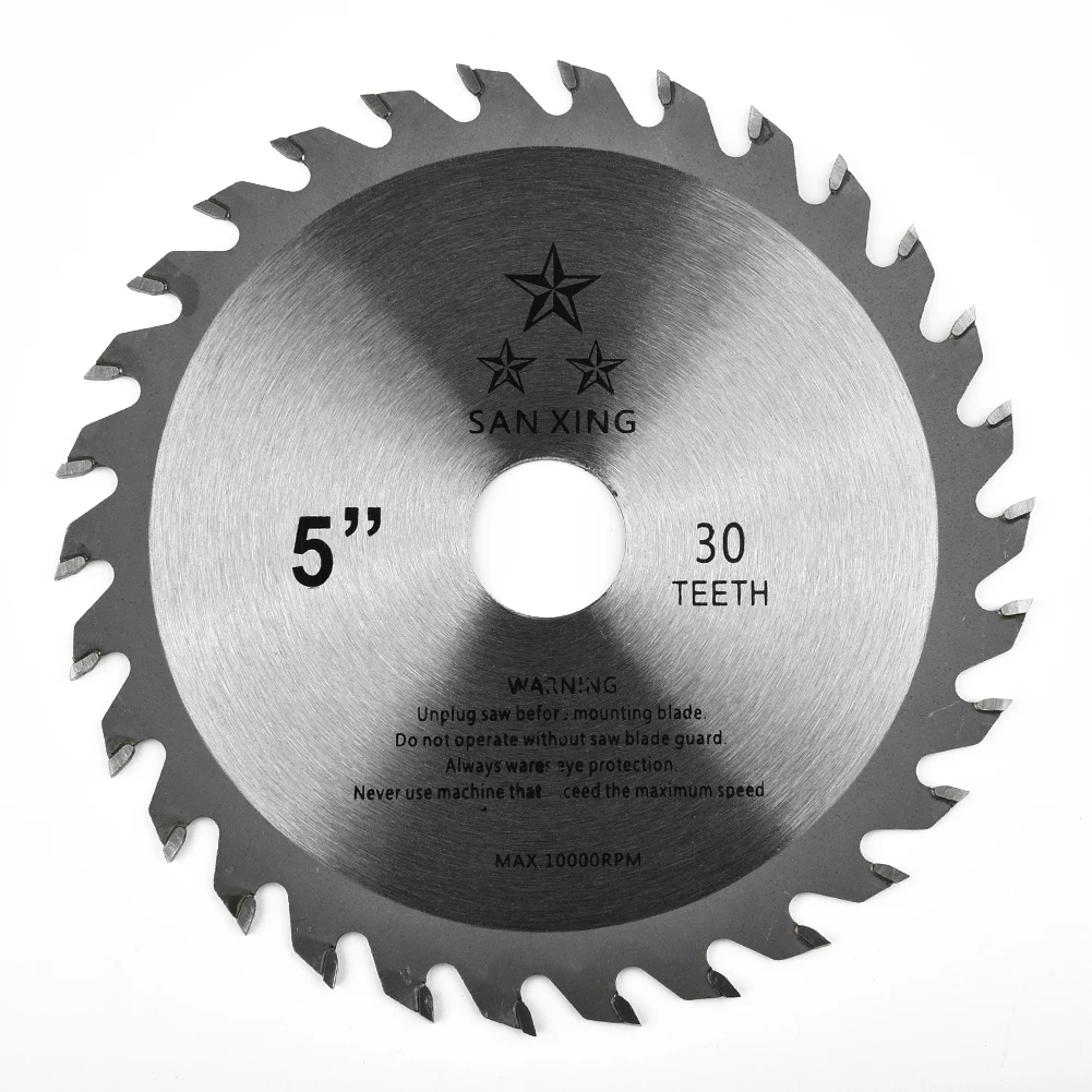 125mm TCT Circular Saw Blade Carbide Metal Tipped 30T Cutting Grinder Disc Rotary Tool Accessories For Wood Plastic