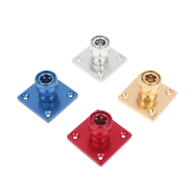 1/4 Quick Connect Foam Cannon Wall Holder Heavy Duty Aluminum Bracket Rust Resistant for Car Washing Station