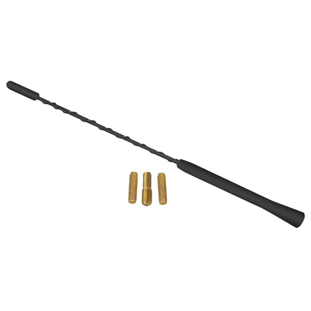 

1Set Short Car Radio Antenna Aluminum Dual- Reception Roof Mount for Suv Truck Vehicle Auto Exterior Accessories