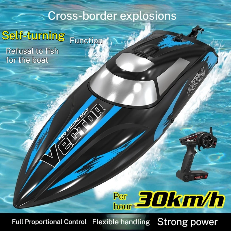 

795-3 High-Speed 2.4g Rc Boat Water Model Collision Resistant And Waterproof Speedboat Boat Children'S Electric Toy Boat