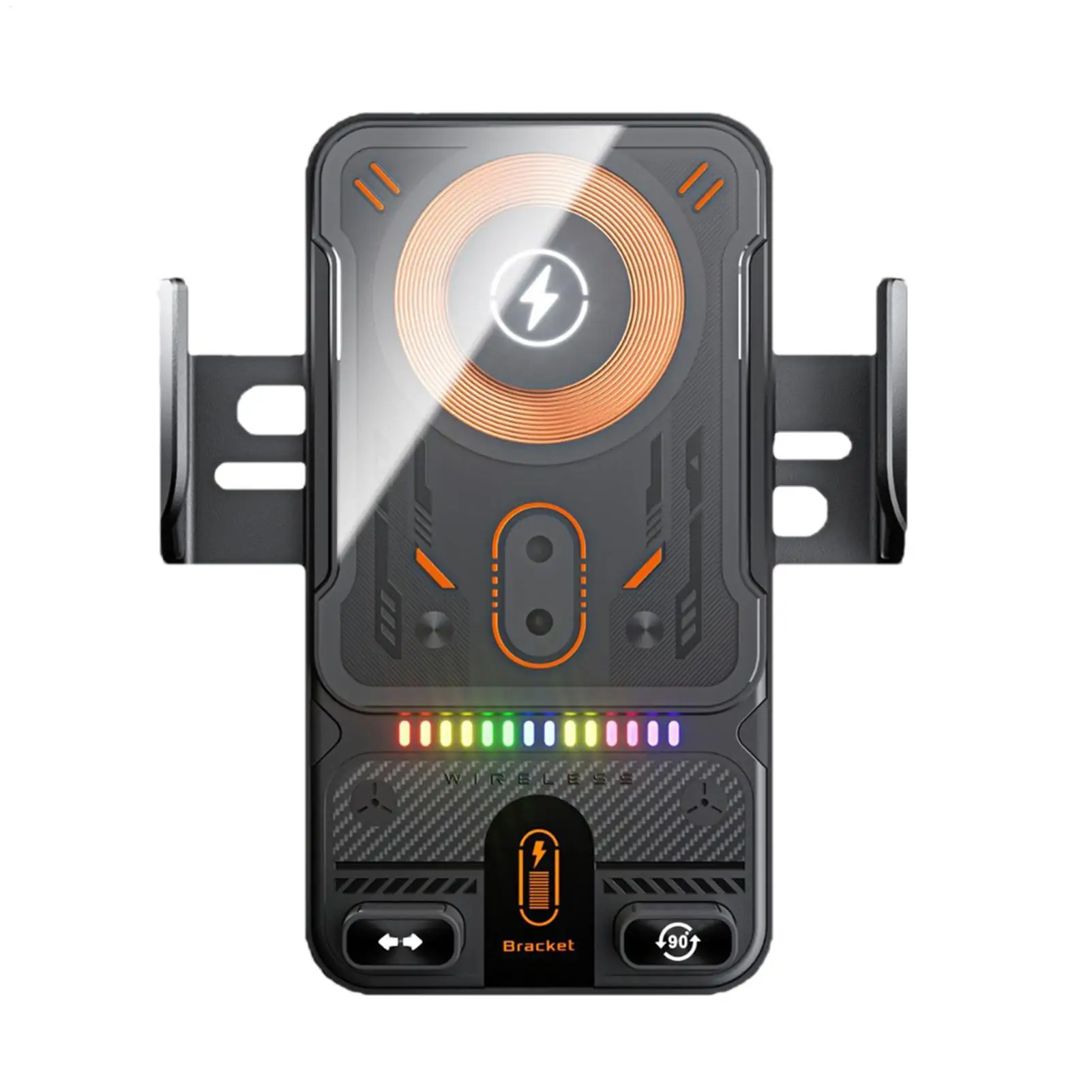 Wireless Car Charger stand 15W Fast Charging Air Vent Cradles Auto Clamping Car Phone Holder for Music Control Video Streaming