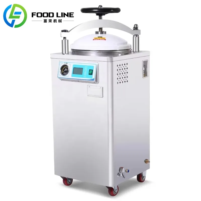 

Semi Automatic Food Grade Sterilizer Vertical Pressure Steam System for Commercial Processing
