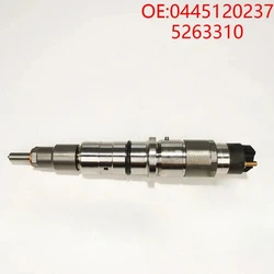 Original High quality New For 5263310 0445120237 Bouwmachines Onderdelen 6l Dieselmotor Cr Brandstofinjectoren