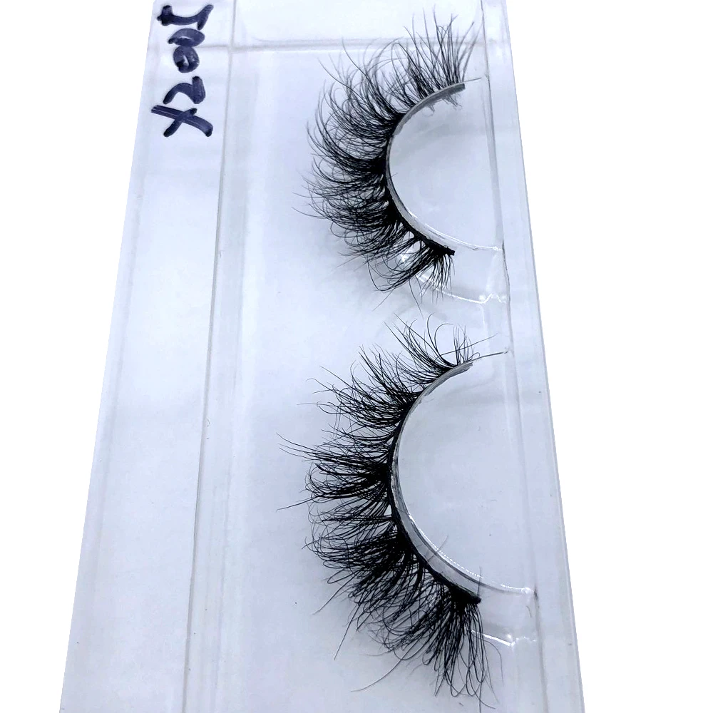 Novo dropshipping natural volume fino 3d vison cílios maquiagem cílios postiços cílios de vison com faixa macia