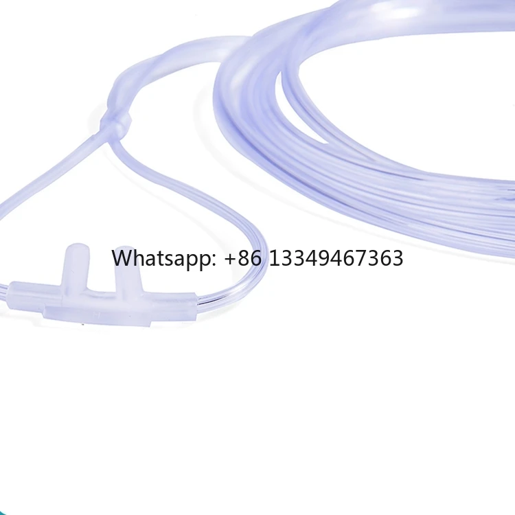 

Многоцветная кислородная канюля для больниц, медицинская одноразовая ПВХ-канюля/маска для носового кислородного катетера