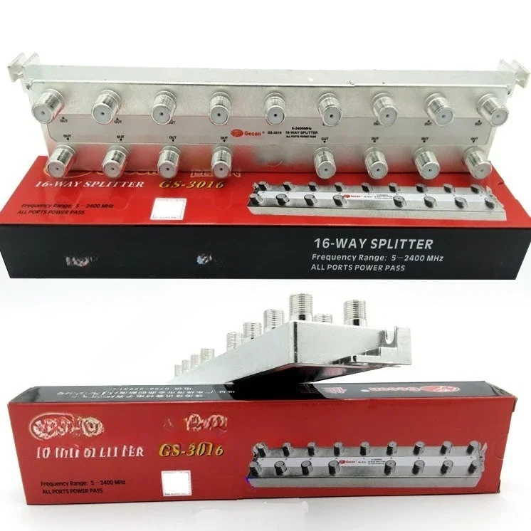 E dish cable splitter Jiaxun 16 channel power splitter